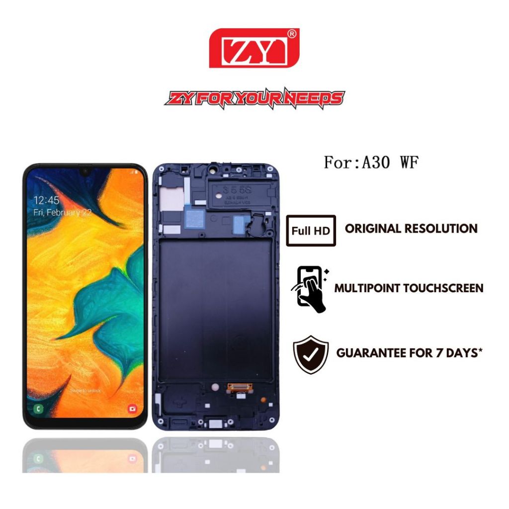 ZY Lcd Samsung A30 A50 with Frame Oled
