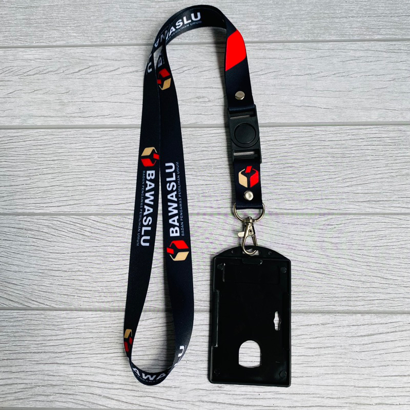 

LANYARD BAWASLU DAN PANWASLU READY STOK HARGA SUDAH SATU SET LANYARD+ HOLDER