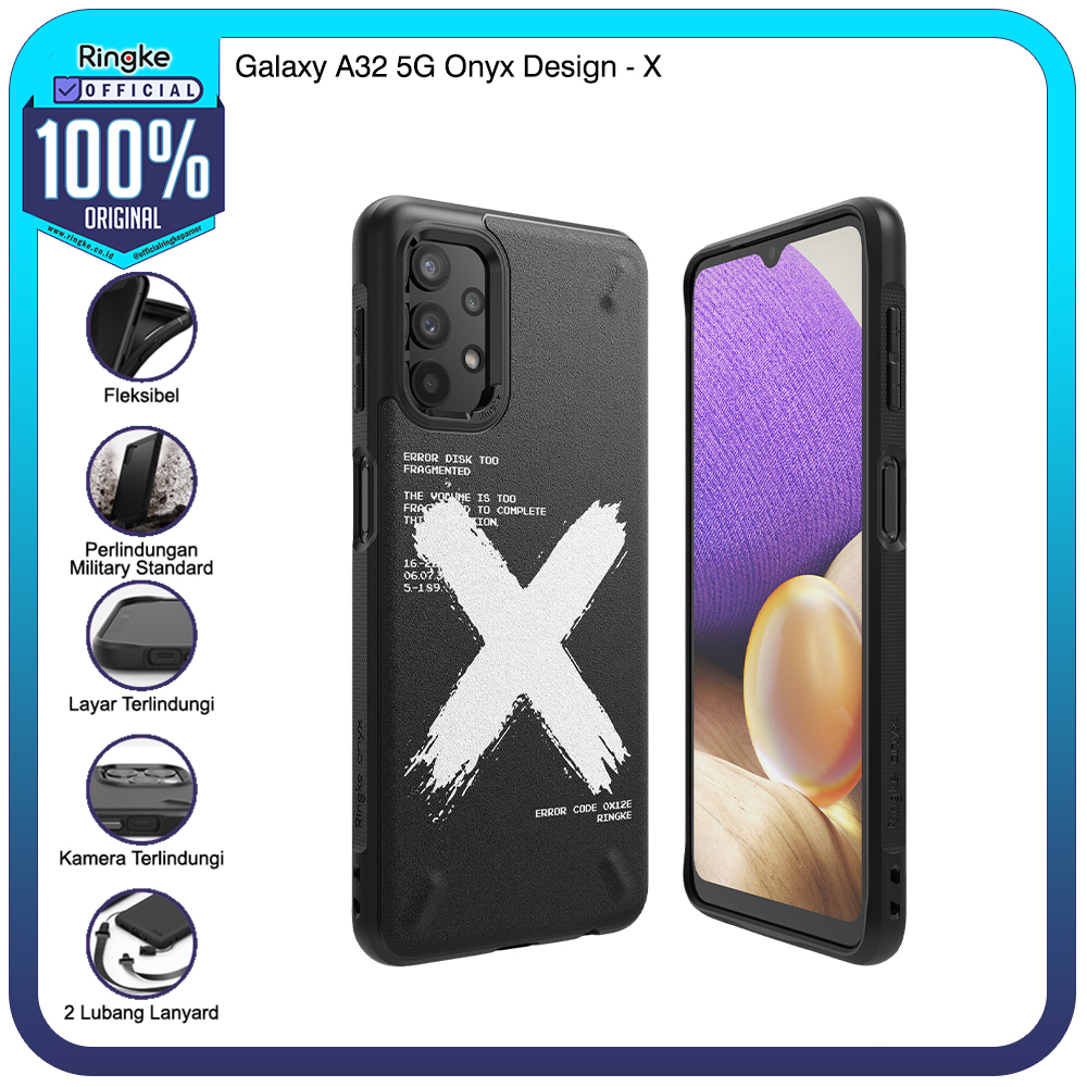 Ringke Samsung Galaxy A32 5G Onyx X Casing Softcase Slim Anti Crack