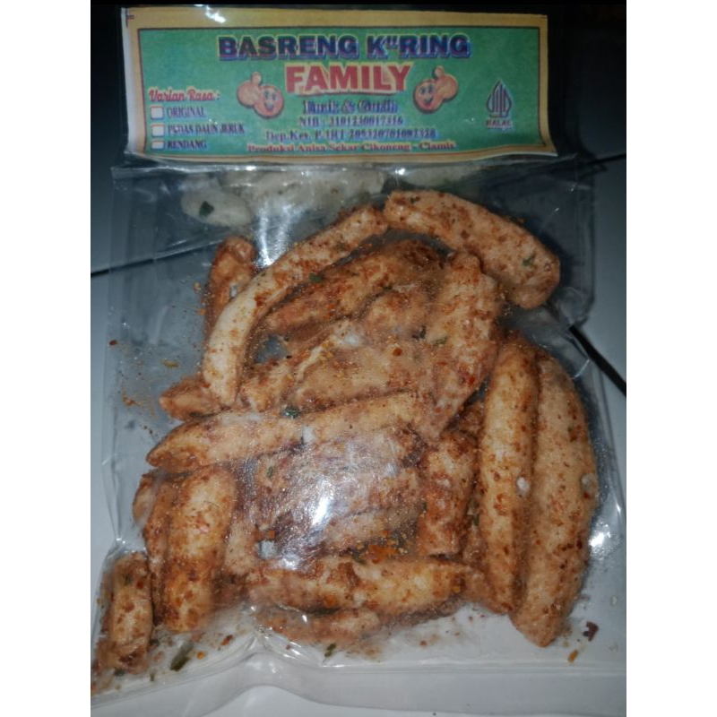 

basreng pedas daun jeruk