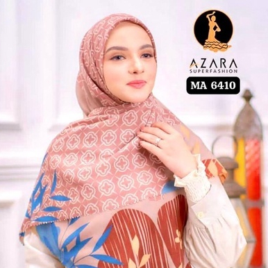 Saputri.collection Jilbab Syari Motif Terbaru Kerudung Segi Empat Jumbo Hijab Voal Syar'i 130 x 130