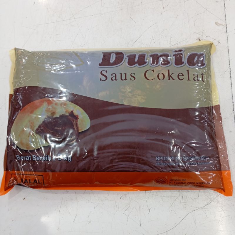 

DUNIA FILLING C4 5KG / SELAI COKLAT ISIAN ROTI 5KG