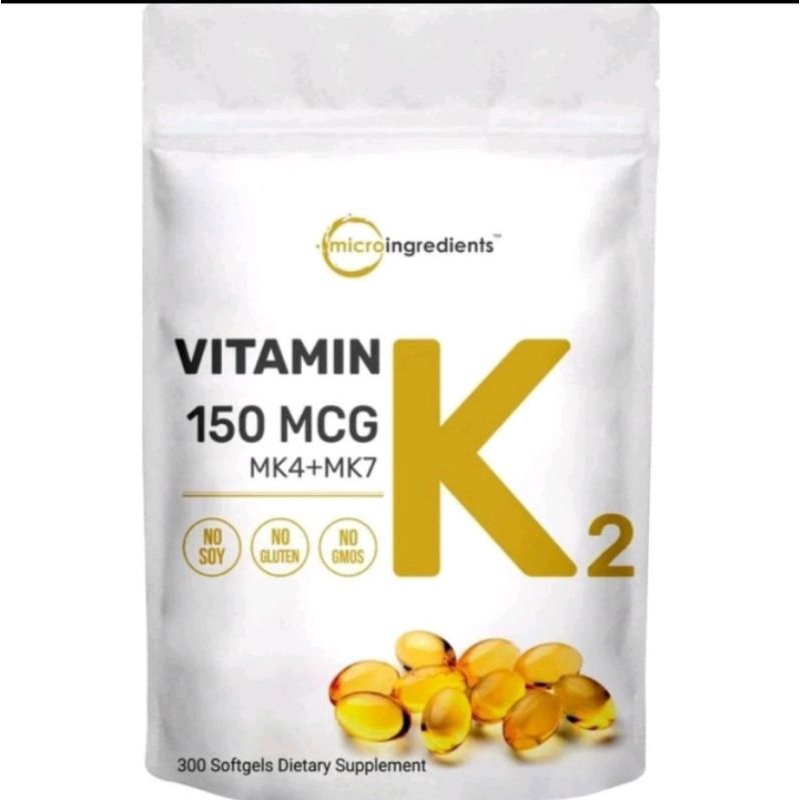 Vitamin K2 120 mcg Mk4 + Mk7 Microingredient