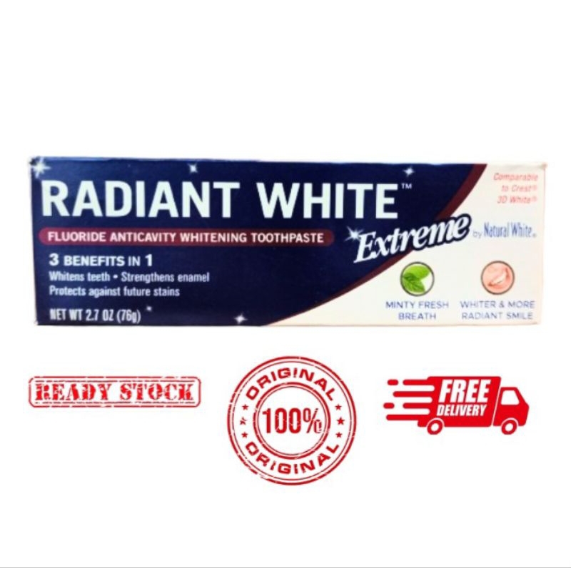 Natural White Radiant White Extreme Toothpaste