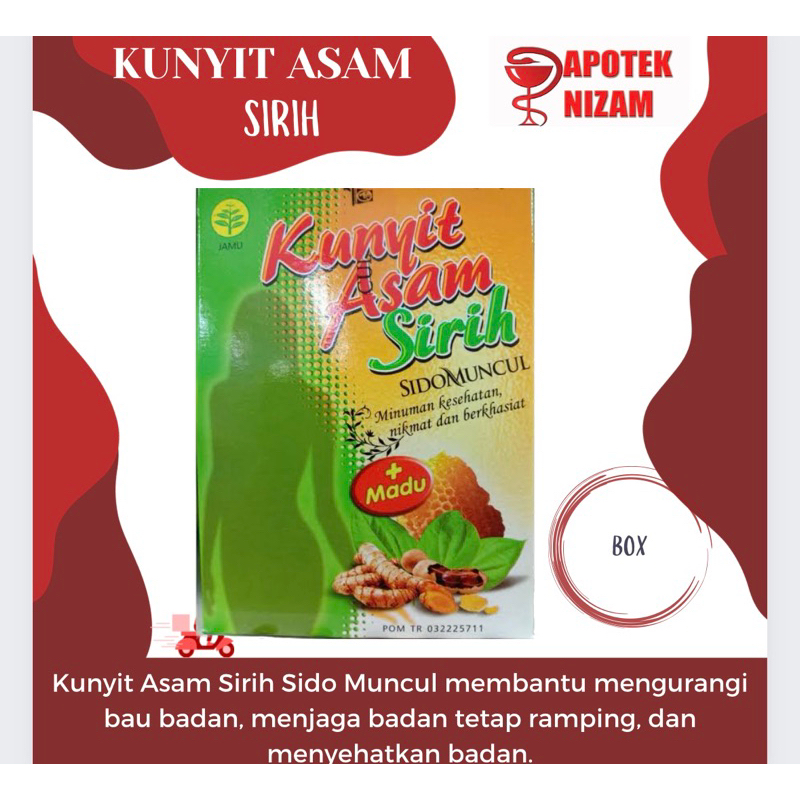 

Kunyit asam sirih+madu (1 box 5 sachet)