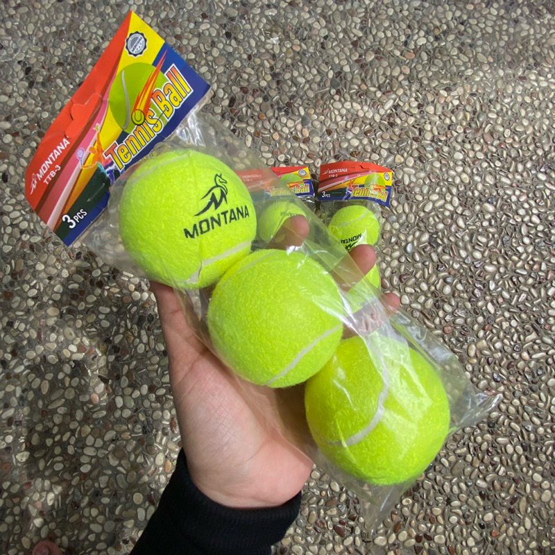 Bola Tenis / Bola Kasti MONTANA Isi 3 ORI