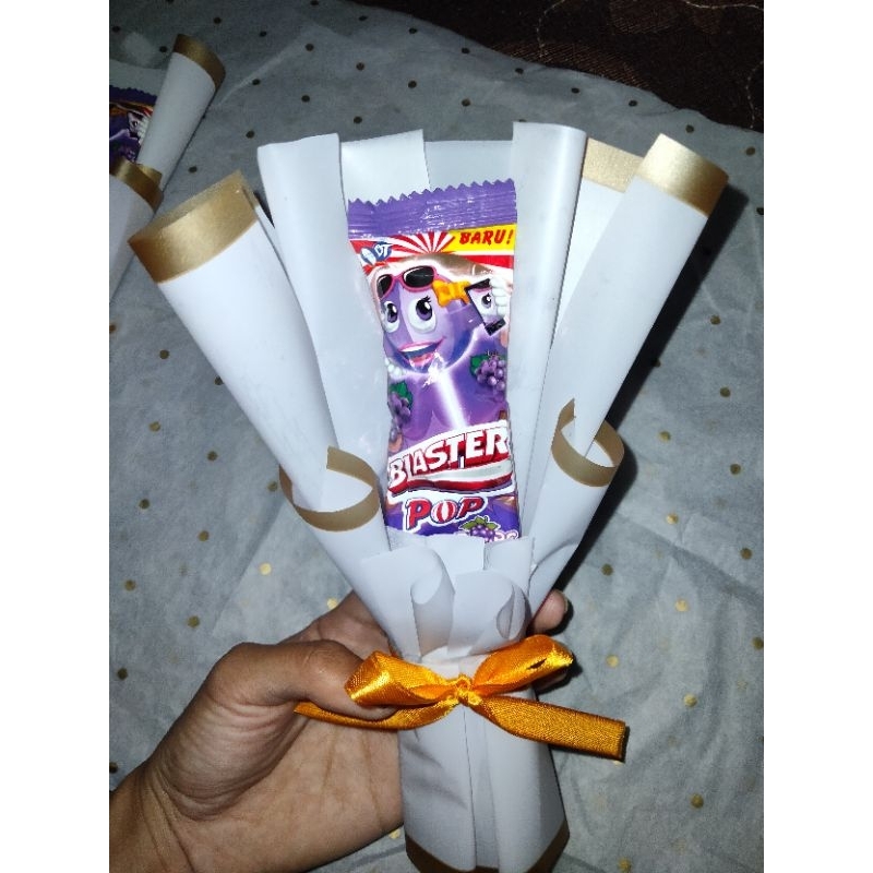 

Buket permen mini jajan minj