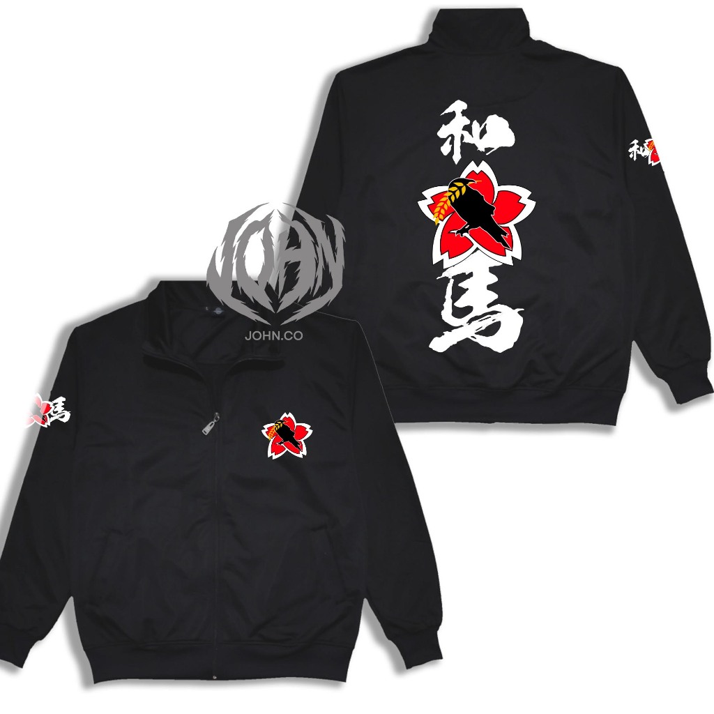 Jaket Tracktop Kazuma Windbreaker / Jaket Anime Windbreaker