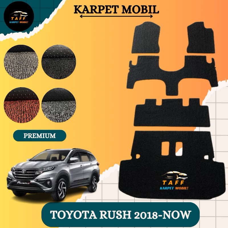 KARPET MOBIL TOYOTA RUSH 2018-2023 / KARPET MOBIL TOYOTA RUSH 2018-2023