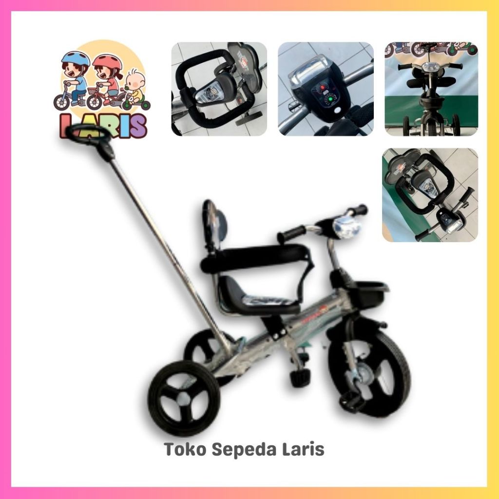 Sepeda Anak Tricycle -Exotic ET 606 1-7