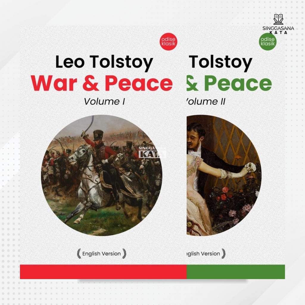 Buku War and Peace (English Version) - Leo Tolstoy - Odise