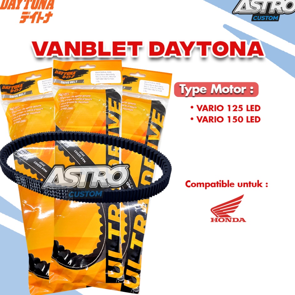VANBELT VBelt Vario 125 Vario 15 Nmax Aerox LEXI Beat Fi ESP Scoopy fi ESP MIO Daytona Racing  Disko
