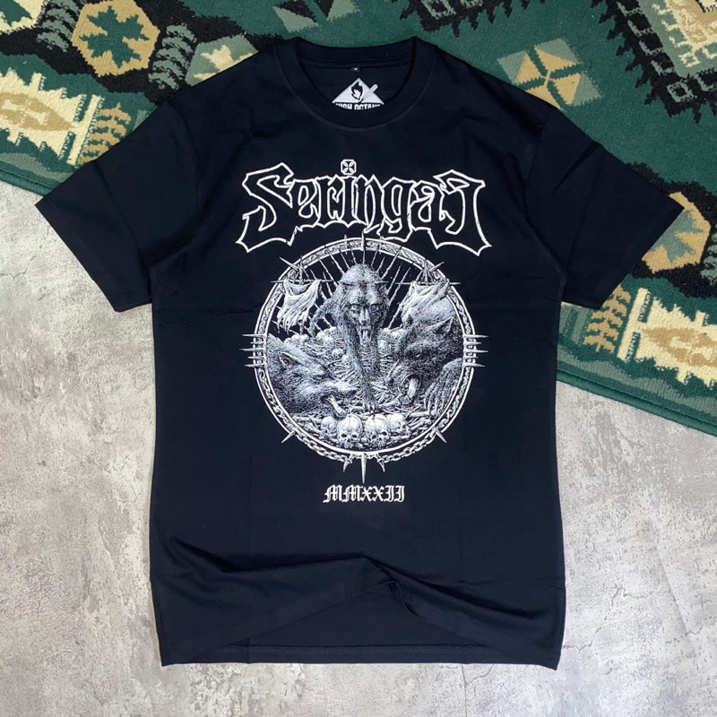 Original kaos band SERINGAI-WOLVES