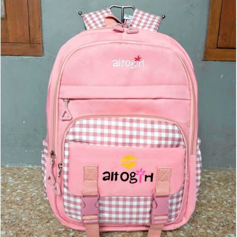 Tas ransel alto anak sekolah perempuan import,  tas sekolah anak SD, SMP import