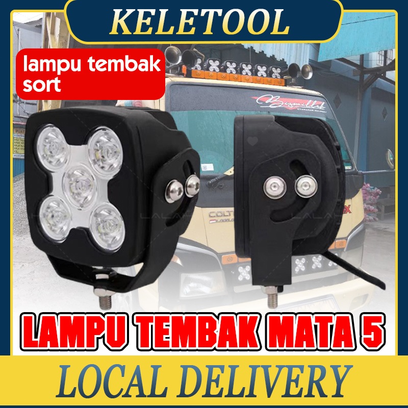 lampu tembak mata 16 lampu pariasi mobil 24v lampu dotrex 50 watt lampu mata 5 dotrex 24 volt truck 