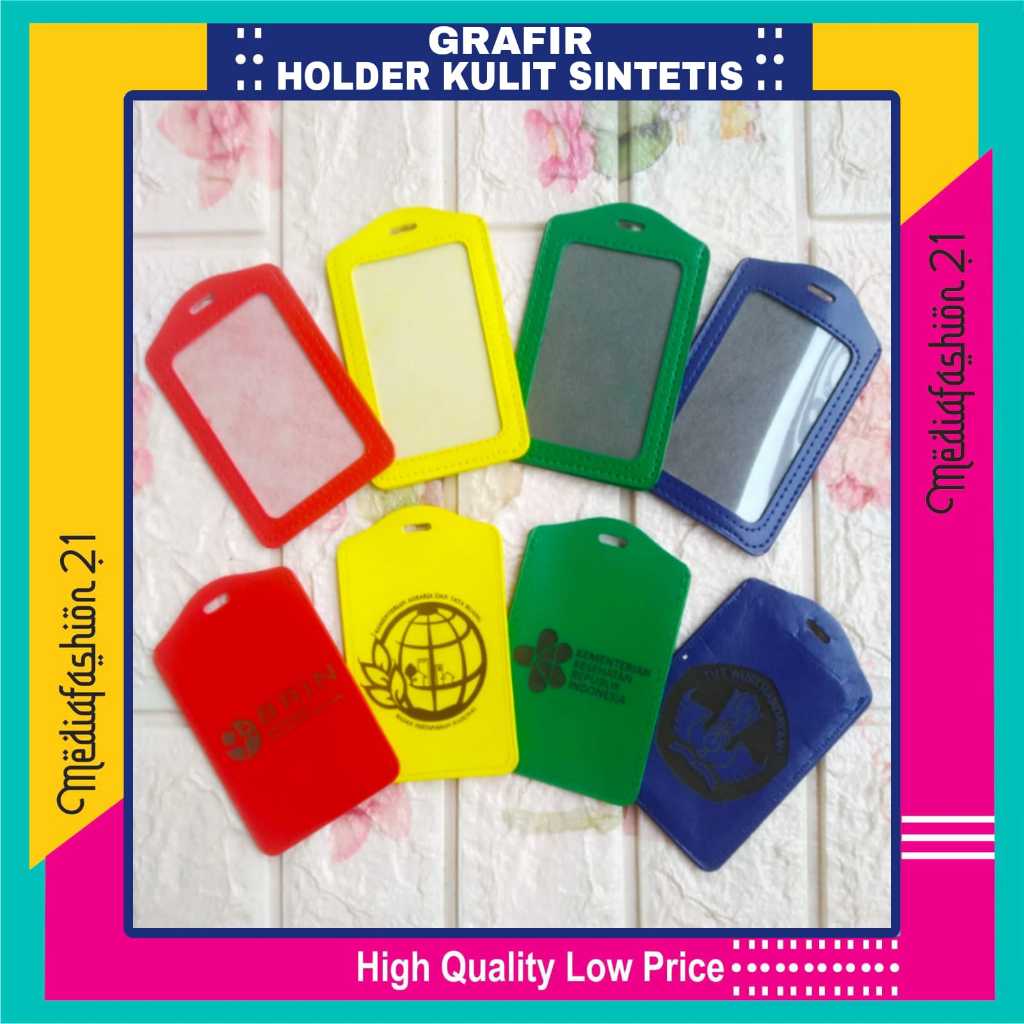 Custom Grafir Holder Kulit Sintetis