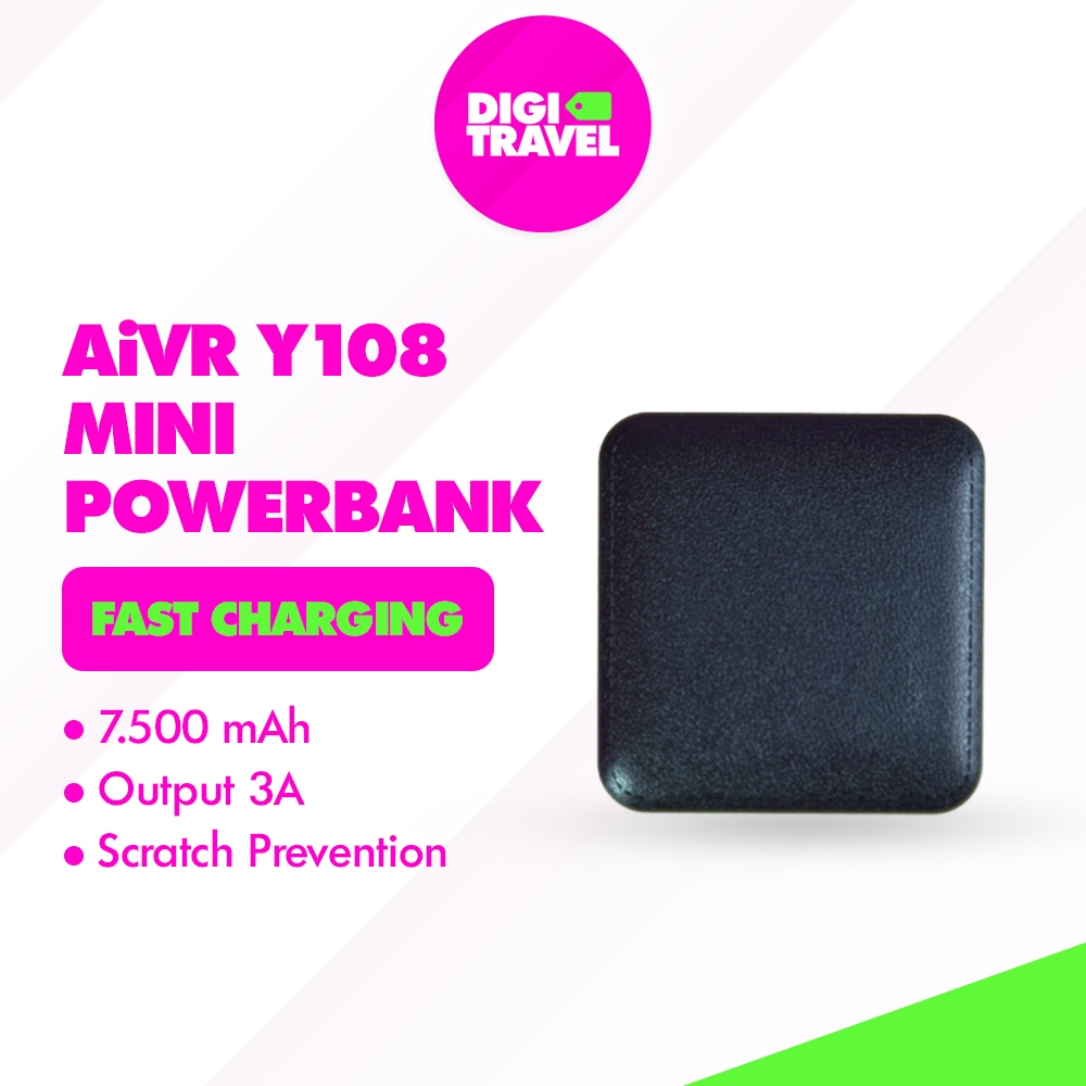 DIGI TRAVEL Powerbank Mini | Powerbank Portable 7500mAh | Powerbank Portable Mini | Fast Charging
