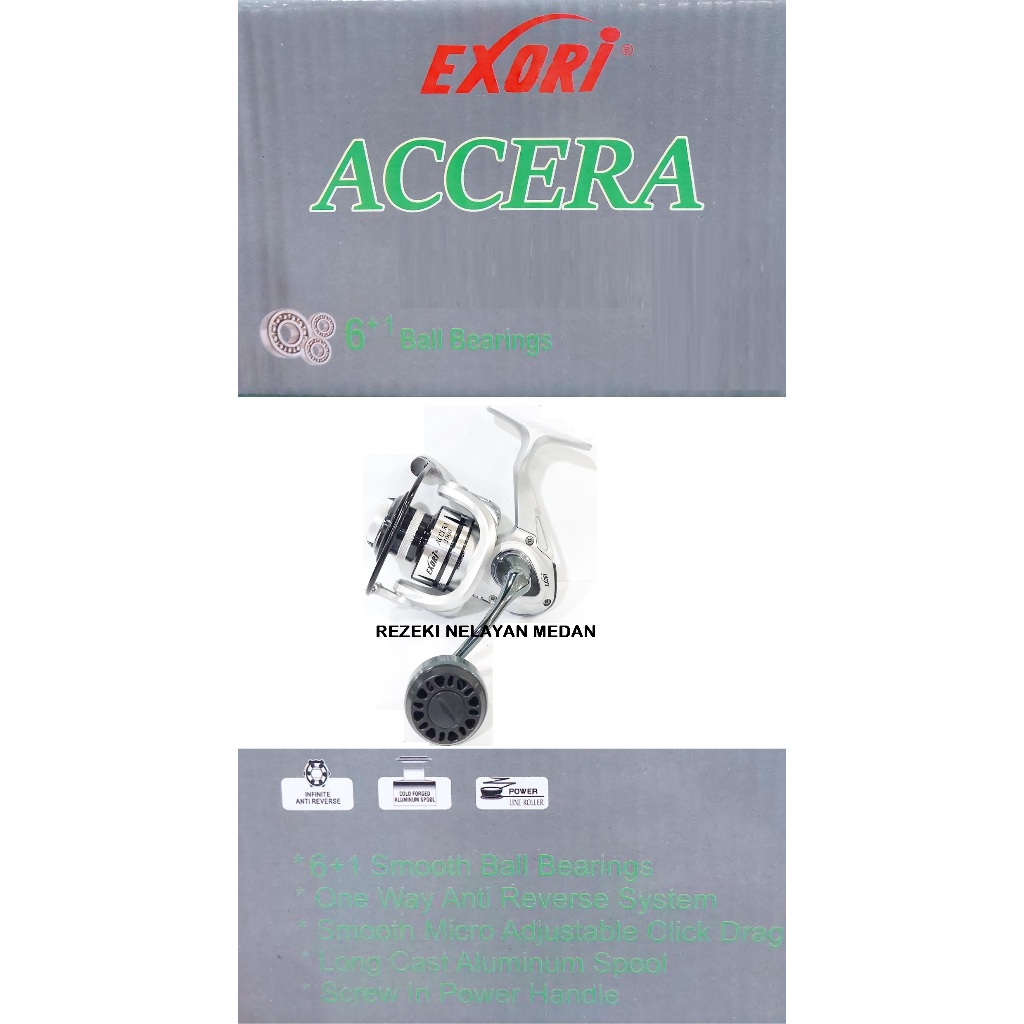 Reel EXORI Accera 1000 | 3000 | 5000 [ Reel EXORI Terbaru 2024 ]