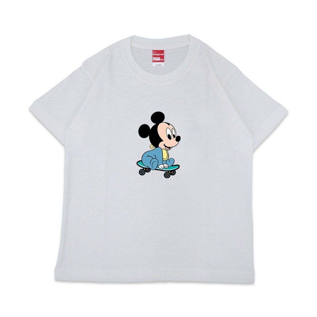 Kaos Anak Mickey Minnie Mouse Putih - Babygrows Kidswear