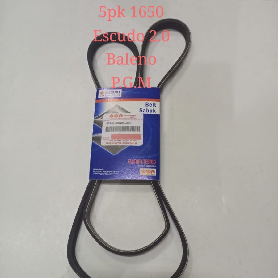 Fan belt van belt v belt rib belt tali kipas Escudo 2.0 5pk 1650