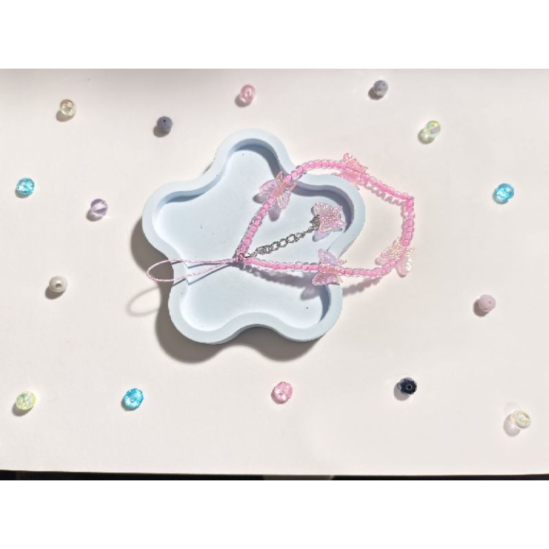 Phone Strap || Gantungan HP Manik || DIY Strap