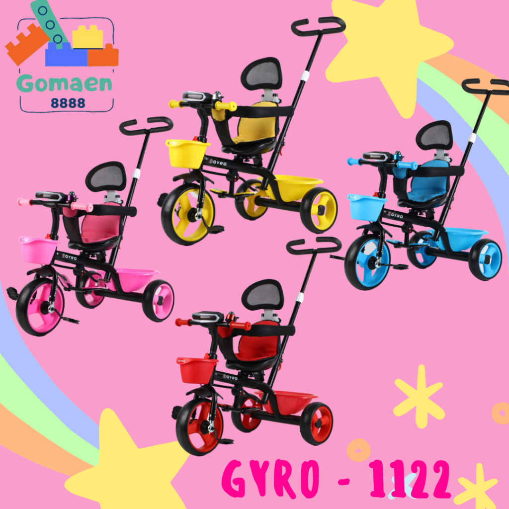 Mainan anak Sepeda Stroler Anak Roda Tiga GYRO 1122