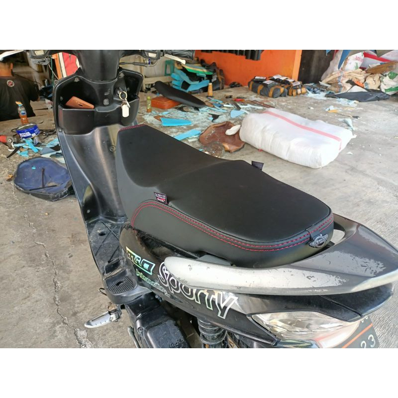 JOK MIO SPORTY KULIT MBTECH- jok mio sporty standart kulit mbtech- jok mio
