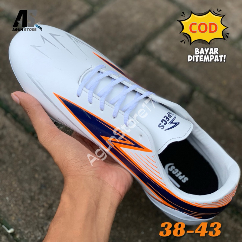 sepatu bola specs hyperspeed 1.5 fg lilac white/sepatu sepak bola specs terbaru