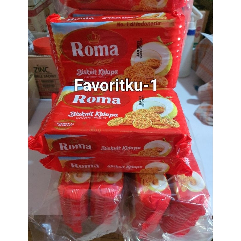 

Roma Biskuit Kelapa (Coconut Biscuit) by Mayora 300 g