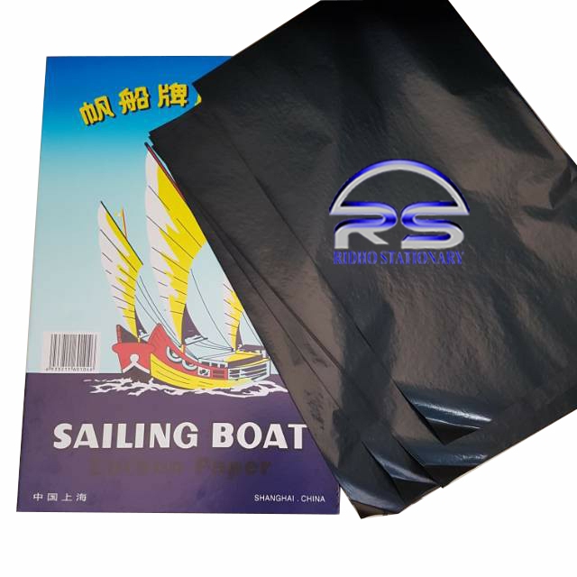 

Kertas Karbon Sailing Boat Single Side Hitam Biru Folio - 1 PACK isi 100 Lembar