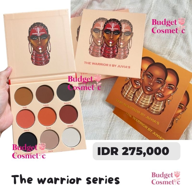 eyeshadow JUVIA'S PLACE THE WARRIOR 1, 2, 3, PALETTE FULL SIZE JUVIAS