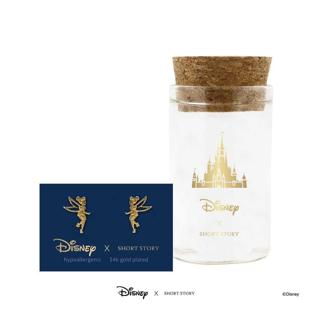 Disney Tinkerbell Earrings - Gold