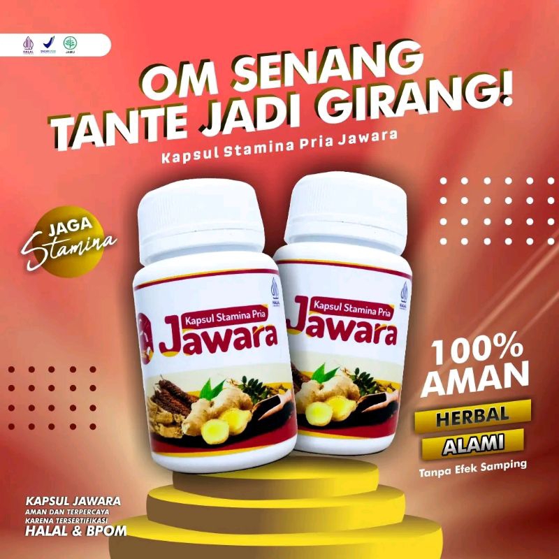 Jawara Obat Khusus Pria Jawara Herbal Jawara Kapsul Isi 30