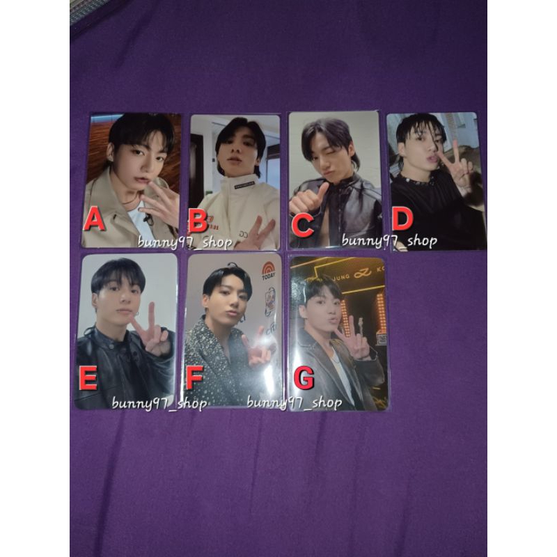 PHOTOCARD JUNGKOOK LD M2U GOLDEN Round 1 & Round 2(Ready Stock)