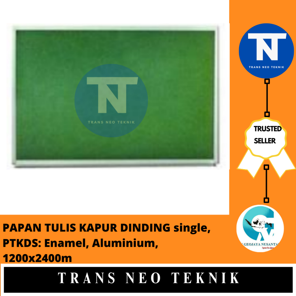 

PAPAN TULIS KAPUR DINDING single, PTKDS: Enamel, Aluminium, 1200x2400m