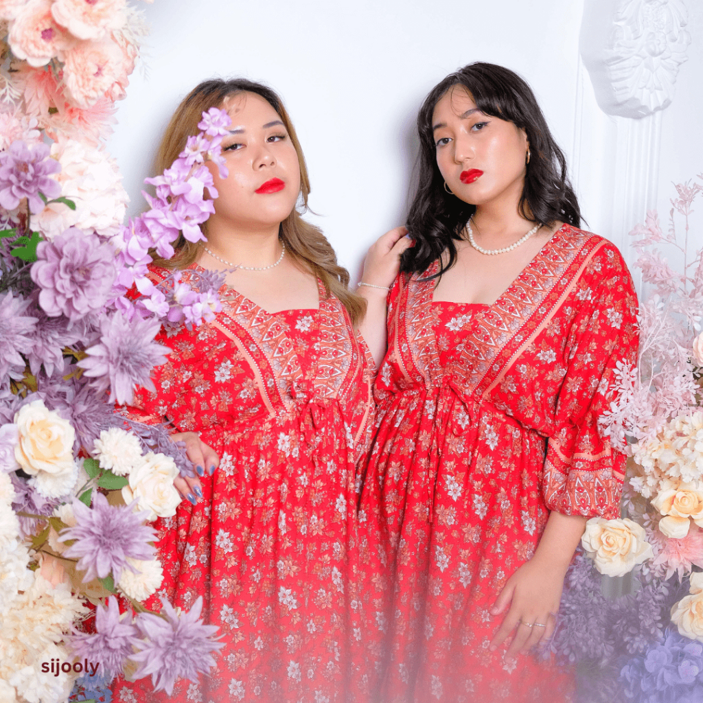 siJooly | Allegra Dress (Midi Dress Plus Size Bohemian Style)