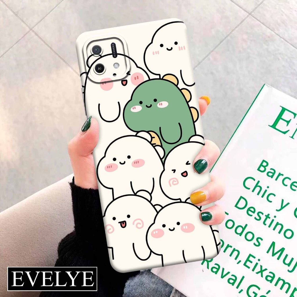 Soft case Hp OPPO A16E/A16K - EVELYE - Fashion Case Aesthetic - Silicon - Pelindung Belakang Handpon