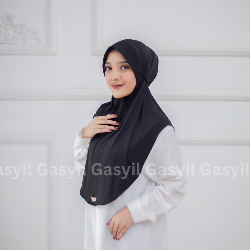Bergo Dewasa / Hijab Bergo Diandra / Kerudung Dewasa Bahan Jersey / Hijab Bergo Instan