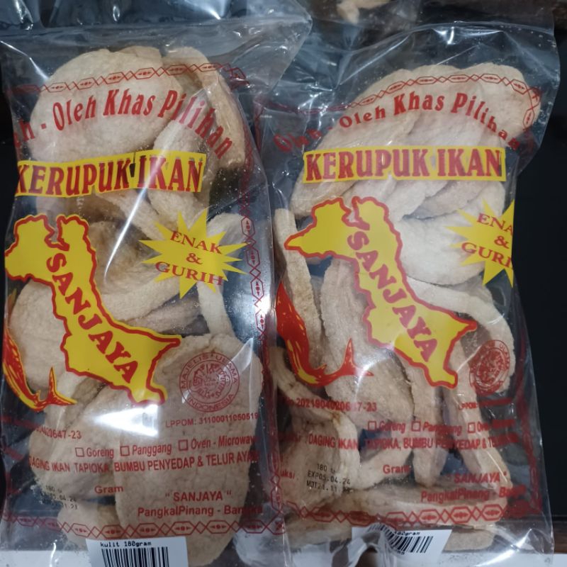 

Kerupuk Kemplang Kulit Ikan Sanjaya