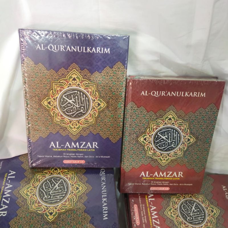 

(22x30) al quran AL AMZAR TERJEMAH PLUS LATIN dan tajwid warna