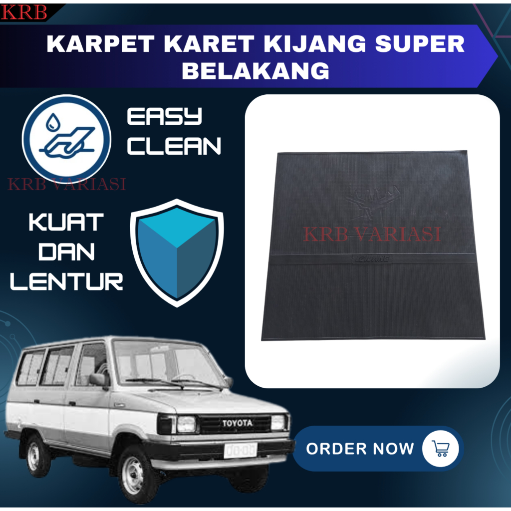Karpet Kijang Super Karpet Karet Karpet Lantai Kijang Super Belakang atau Bagasi Kijang Super Bagasi