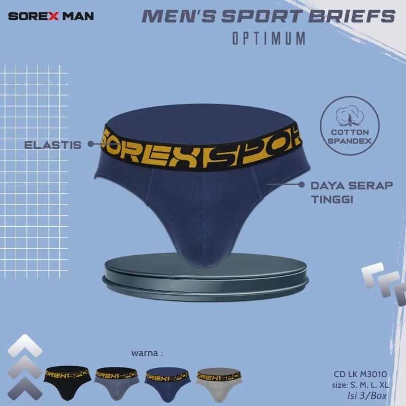 CD SOREX PRIA LK M3010 MEN'S SPORT BRIEFS