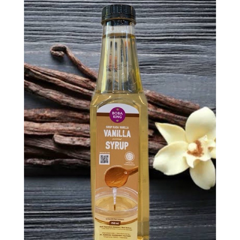 

boba king syrup vanila