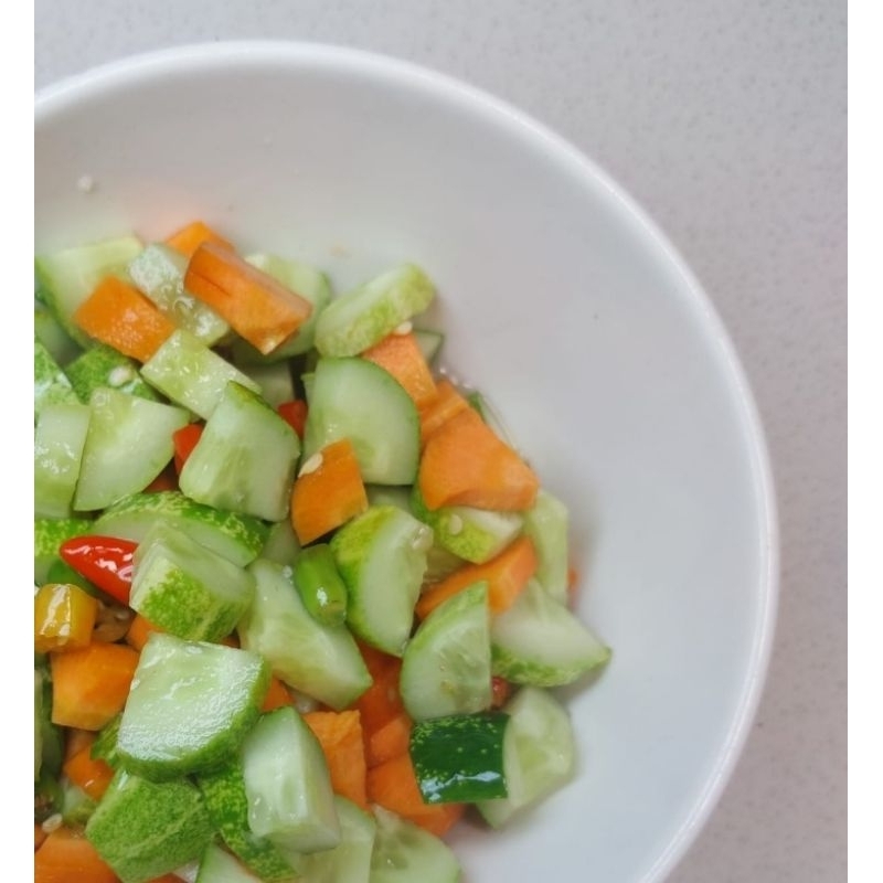 

Fermentasi Acar Sayur dengan cuka buah alami