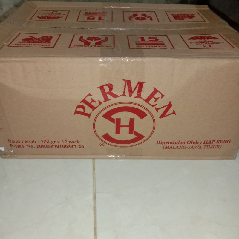 

Permen Minyak Kayu Putih 1 dos isi 15(500 gram)