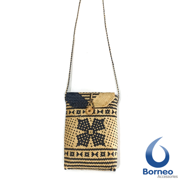 Tas Selempang HP Rotan Kalimantan