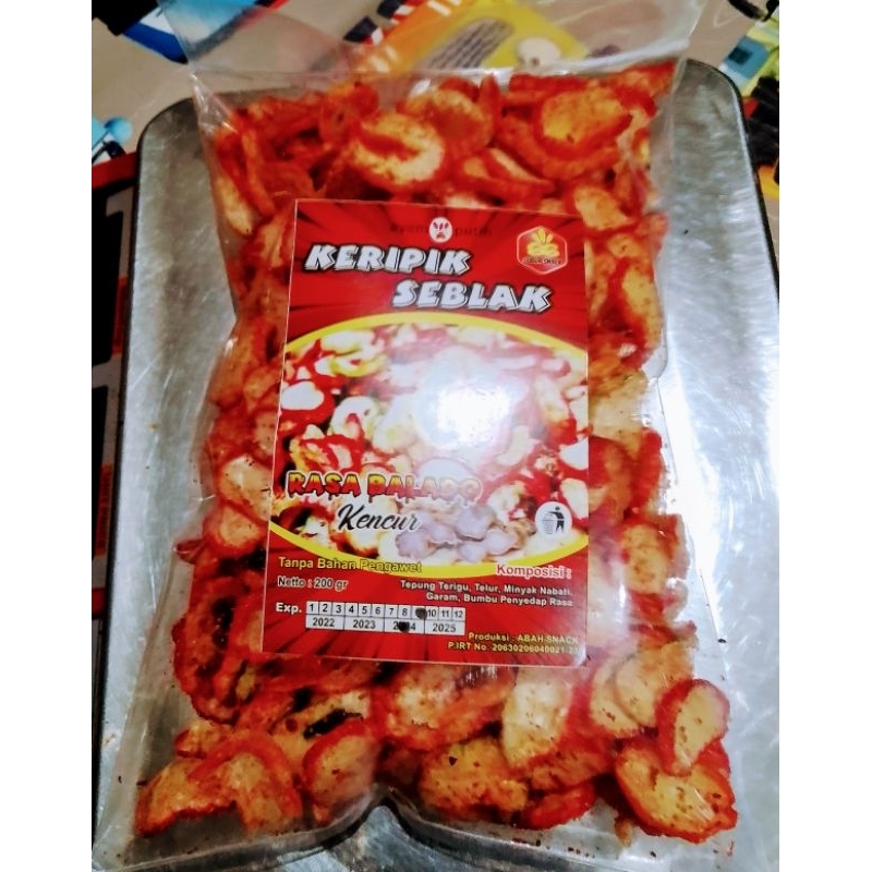 

KERUPUK SEBLAK SUPER PEDAS 250 GR
