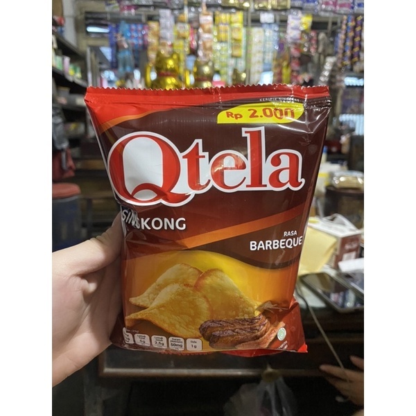 

Qtela Snack rasa Barbeque renteng [1 rtg 10 pcs]