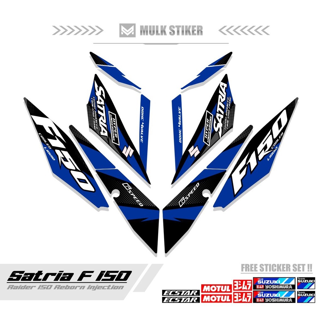 STRIPING SATRIA INJEKSI 150 MOTIF 2 GRUNGE / STRIPING VARIASI SATRIA FU INJEKSI / F150 / SATRIA F 15