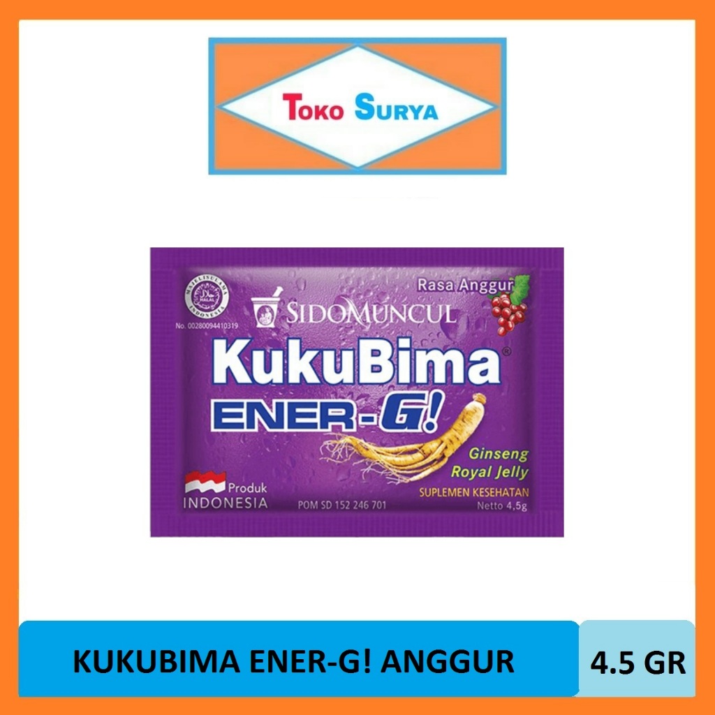 

KukuBima Energi Sidomuncul Rasa Anggur 4.5 Gr